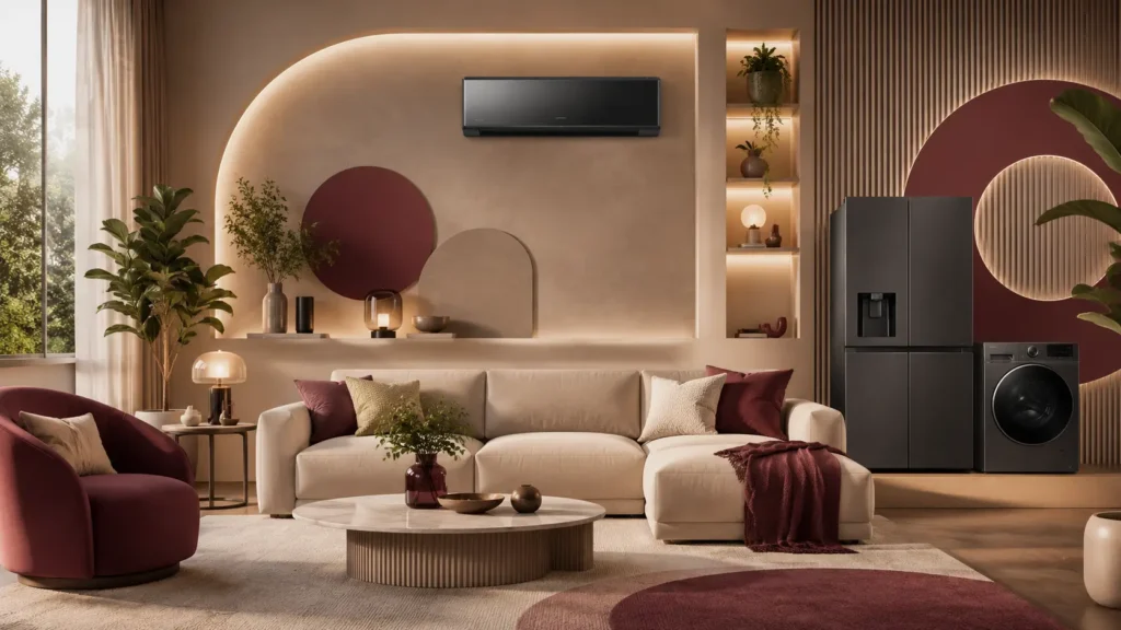 Decoração e conforto LG