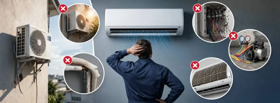 Instalação de ar-condicionado: os erros que podem comprometer conforto, consumo e vida útil