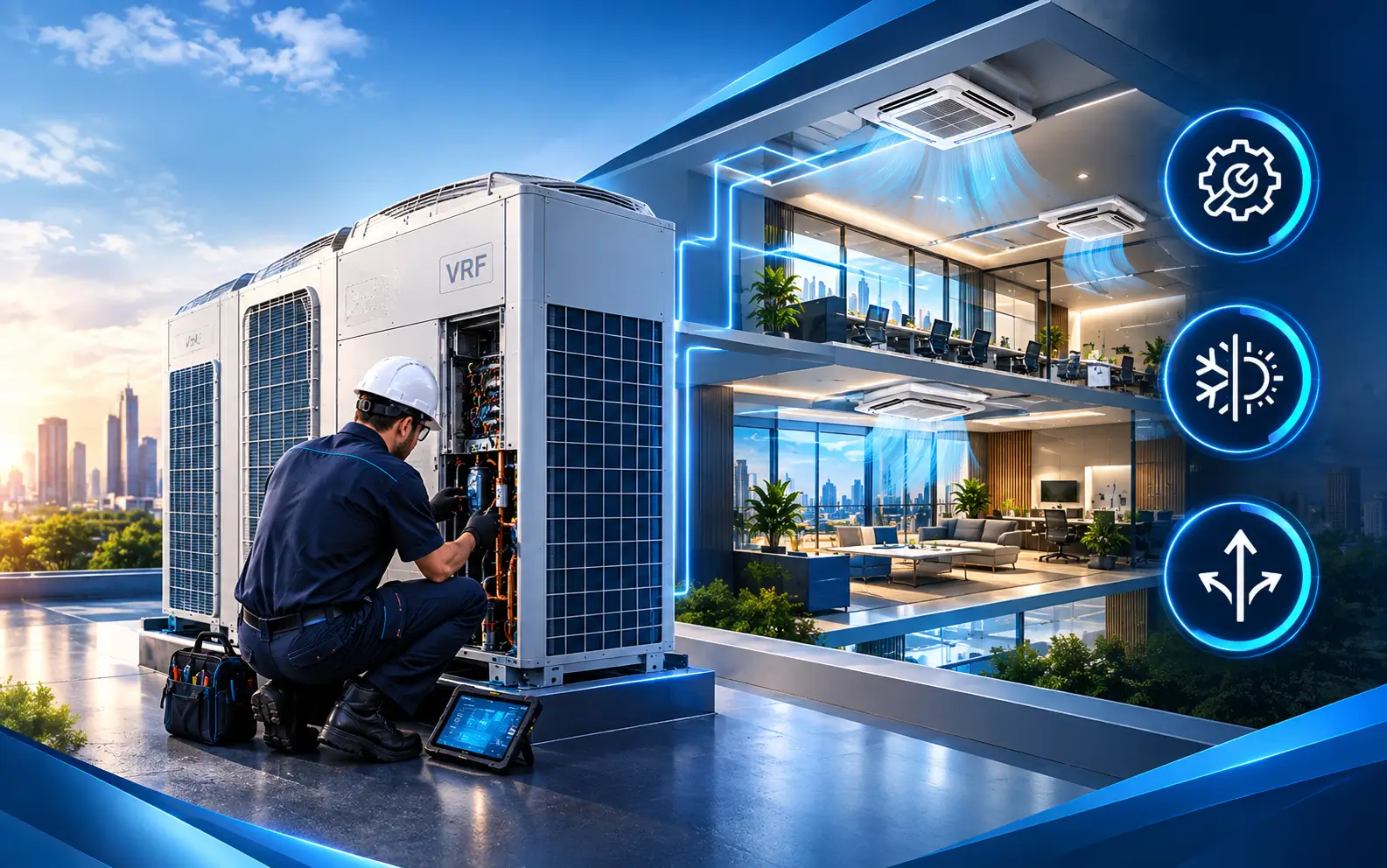 Leia mais sobre o artigo Manutenção Preventiva em Sistema VRF – Eficiência, Conforto e Flexibilidade